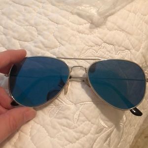 Blue aviators